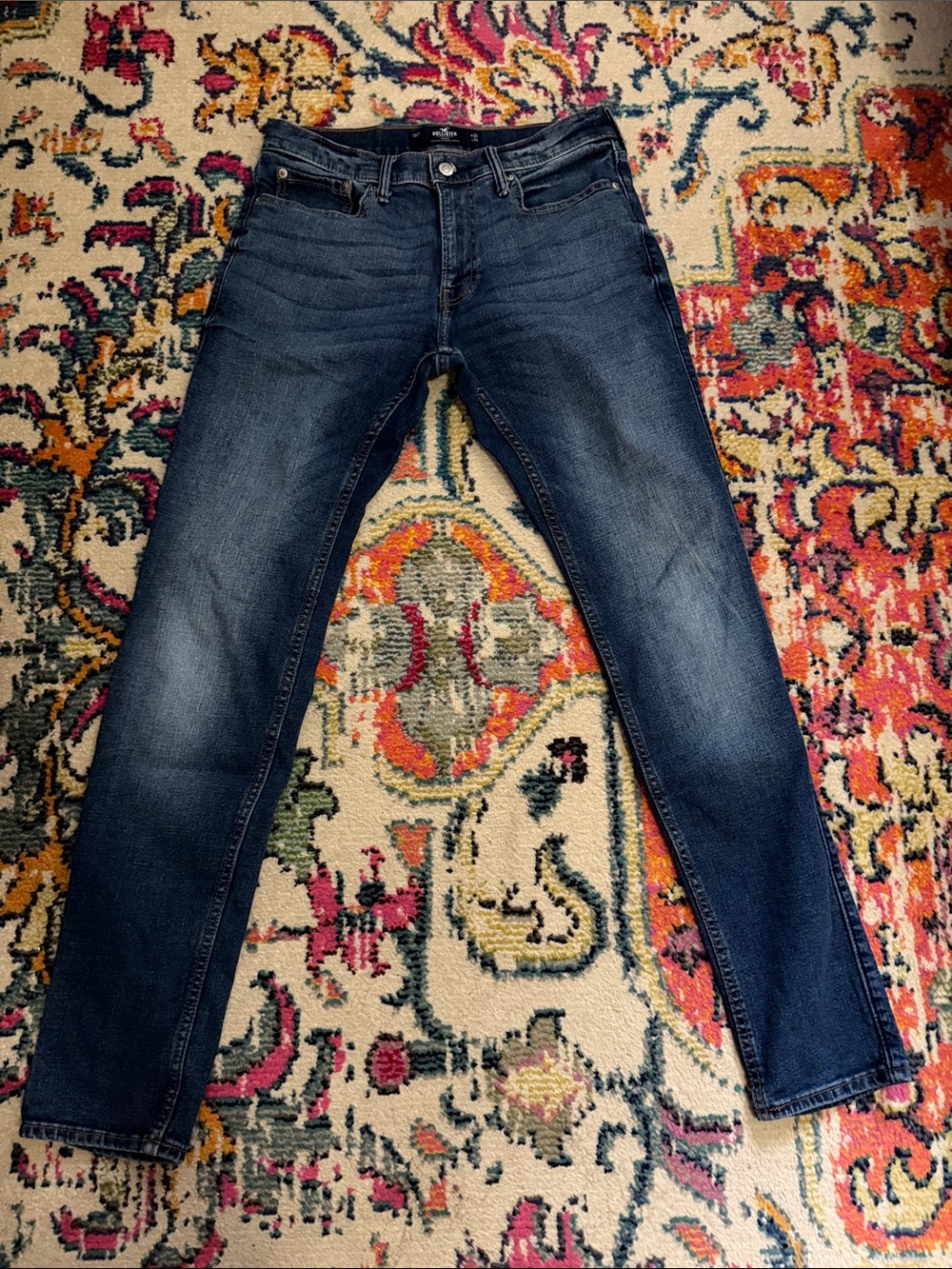 Hollister Men’s Dark Blue Skinny Jeans